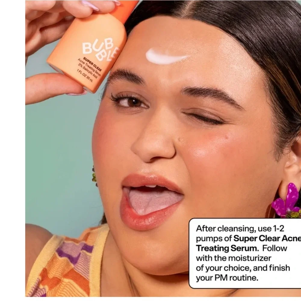Bubble |Acne Treatment Kit Help Clear Blemishes Prevent New Ones 3 System Box 1